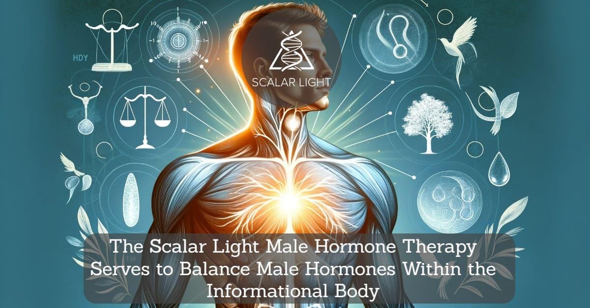 The Scalar Light Male Hormone Therapy Serves to Balance Male Hormones Within the Informational Body
