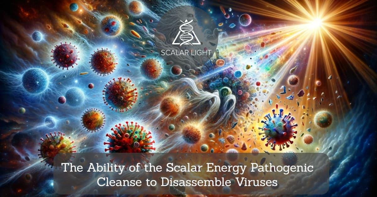 The Ability of the Scalar Energy Pathogenic Cleanse to Disassemble Viruses