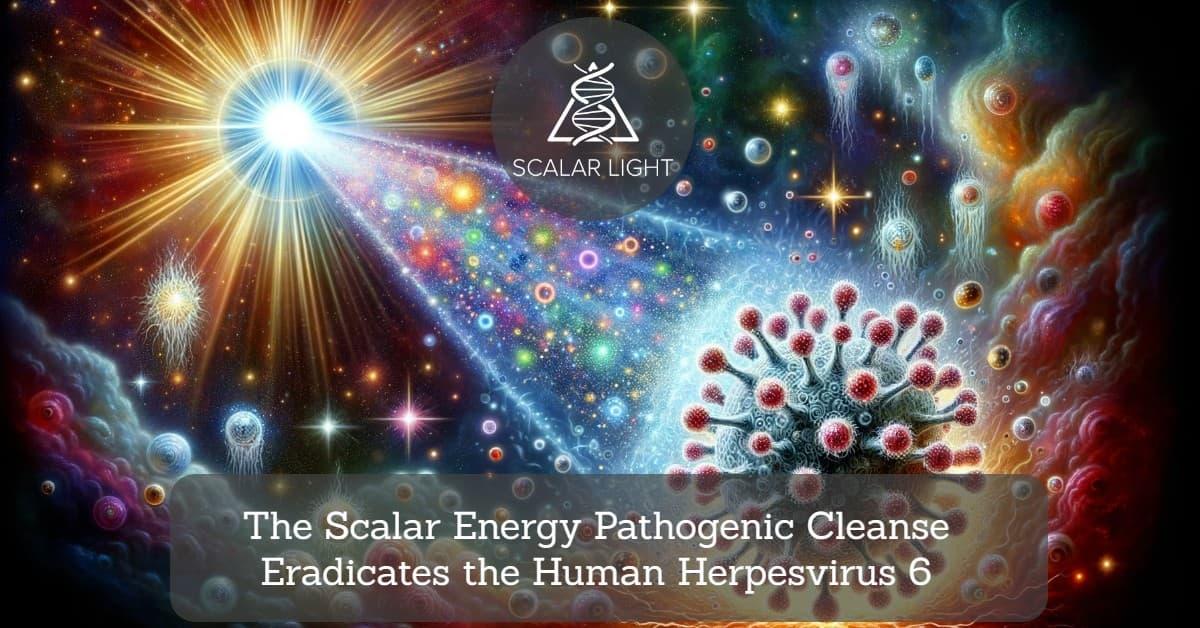 The Scalar Energy Pathogenic Cleanse Eradicates the Human Herpesvirus 6