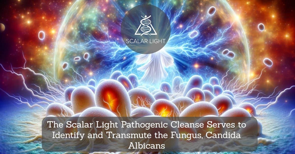The Scalar Light Pathogenic Cleanse Serves to Identify and Transmute the Fungus, Candida Albicans