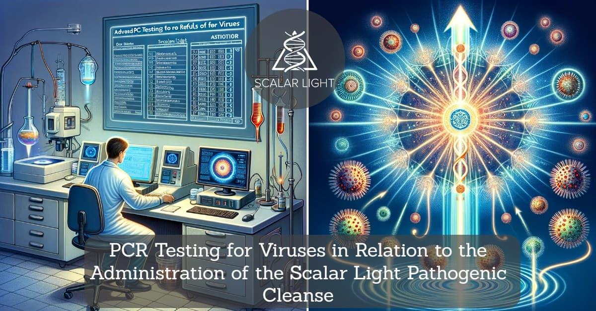 PCR Testing for Viruses in Relation to the Administration of the Scalar Light Pathogenic Cleanse