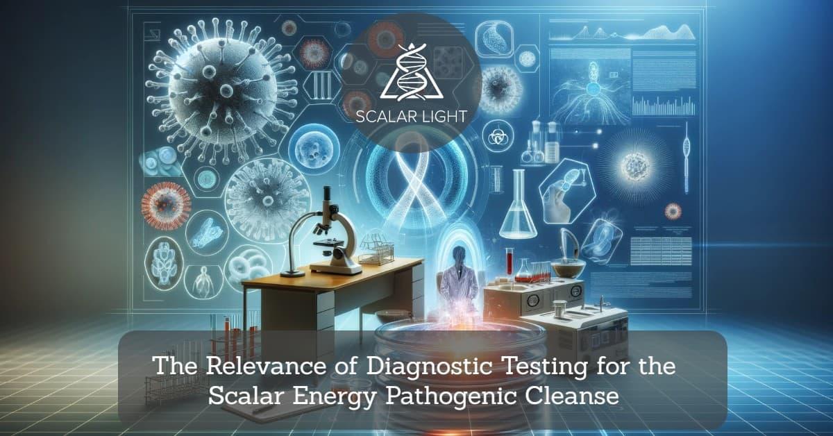 a polymerase chain reaction (PCR) test is recommended and preferred in order to ascertain the efficacy of the scalar energy pathogenic cleanse. 